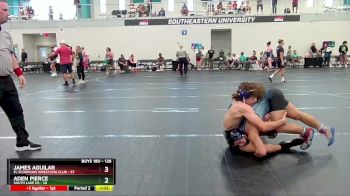 126 lbs Semifinal - James Aguilar, FL Scorpions Wrestling Club vs Aden Pierce, South Lake HS