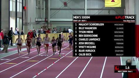 Men's 5k, Heat 1 - Wyatt McGuire outkicks Malachy Schrobilgen