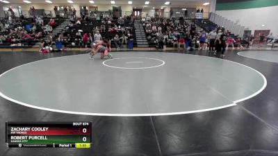 157 lbs Cons. Round 4 - Zachary Cooley, NW Vikings vs Robert Purcell, Kansas City