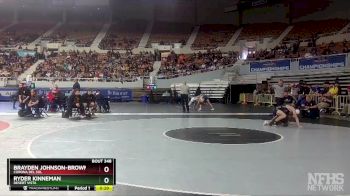 D1-138 lbs Cons. Semi - Ryder Kinneman, Desert Vista vs Brayden Johnson-Brown, Corona Del Sol