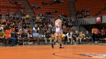 197lbs Dual - L. Paine, University Of Wyoming- 3 vs #8 P. Weigel, Oklahoma State- 24