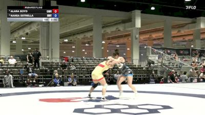 Senior Women Freestyle FS - 62 lbs Quarters - Alara Boyd, Cardinal WC vs Nanea Estrella, Iowa Women's WC/ Titan Mercury Wrestling Club (TMWC)