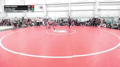 126 lbs Round Robin 1 - Ayden Hudson, Rebellion - MS vs Hayden Leet, Neighborhood Wrestling Club - MS