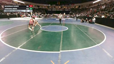 Girls 100 lbs Cons. Round 1 - Mckennah Gomez, Valley vs Adrianna Berni, Valencia