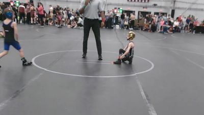 44 lbs Round 5 (6 Team) - Leo Rizzo, Hammers vs Knox Newcomer, Steller Trained Black