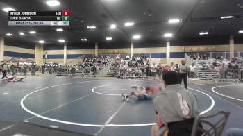 78 lbs Consi Of 8 #2 - Ryker Johnson, Eastern Oregon Elite vs Luke Garcia, The Valley WC