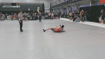 120 lbs Cons. Rd Of 16 - Connor Collins, Backyard Brawlers Midwest vs Pedro Gutierrez, 512 Outlaw Wrestling