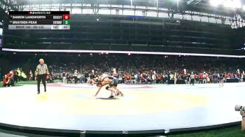 D3-132 lbs Cons. Round 1 - Damon Langworth, Reed City vs Brayden Peak, Central Montcalm