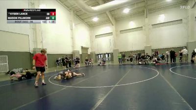 96 lbs Cons. Semi - Kysen Lance, Uintah Wrestling vs Mason Fillmore, Agon Academy Wrestling