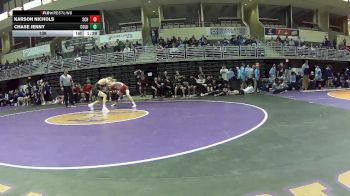 138 lbs Round 1 (16 Team) - Chase Jenny, Columbus vs Karson Nichols, Smith Center HS