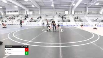 113 lbs Consolation - Bridger Ricks, UT vs Glenn Price, LA