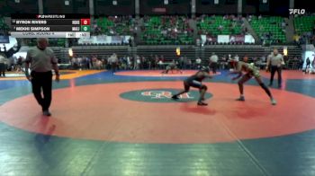6A 138 lbs Cons. Round 4 - Byron Rivers, Hazel Green HS vs Mekhi Simpson, Mae Jemison