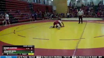 165 lbs Champ. Round 1 - Spencer Roth, Cornell College vs Ryker Kurimski, Coe