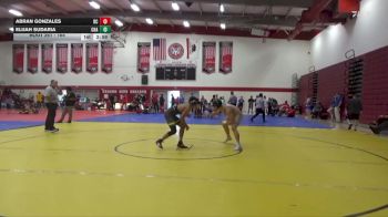 165 lbs Cons. Round 2 - Elijah Sudaria, Chabot College vs Abran Gonzales, Bakersfield College
