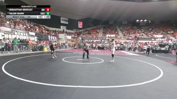 132 lbs Cons. Semi - Sebastian Bentley, Rose Hill HS vs Talon Wark, Colby HS
