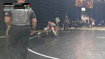 157 lbs 7th Place - Tanner Peake, Davidson vs Jaivon Jones, Little Rock