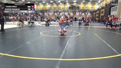 165 lbs Cons. Round 5 - Kaden Wiele, Big Game Wrestling Club vs Cooper Franklin, Iowa