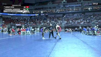 3A-120 lbs Champ. Round 1 - Shandrel Thompson, Johnston vs Joesay Ayon, Sioux City North