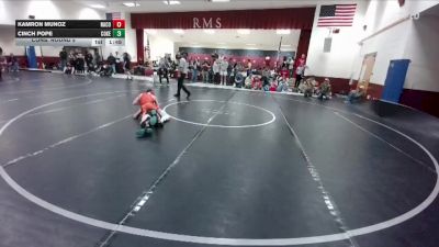 120 lbs Cons. Round 5 - Kamron Munoz, Natrona County vs Cinch Pope, Cokeville