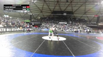Boys 2A 285 lbs Cons. Round 1 - Gavin Beckley, Woodland vs Finn Bracy, Tumwater
