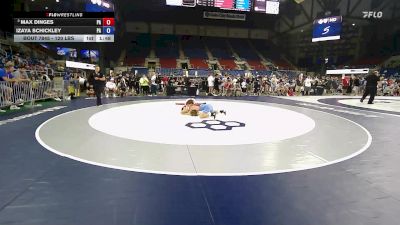 120 lbs Cons. Sub-rd Of 16 - Max Dinges, PA vs Izaya Schickley, PA