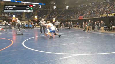 172 lbs Consy 4 - Collin Havers, Eisenhower vs Ty Dudash, Laurel