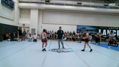 118-120 lbs Round 4 - Lincoln Pritchard, Grantsville Youth Wrestling Cl vs Kai Watrin, Morgan Wrestling Club