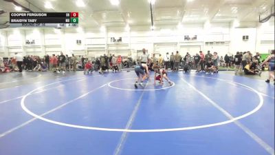 S-102 lbs Round Of 16 - Cooper Ferguson, OH vs Braidyn Taby, MD