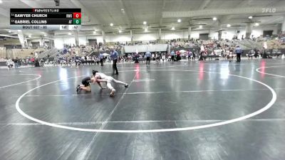 85 lbs Cons. Round 2 - Sawyer Church, Rabbit Wrestling Club vs Gabriel Collins, Aloca Tornadoes