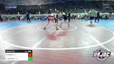 110 lbs Round Of 32 - Nyjah Wood, Honey Badgers Wrestling Club vs Jackson Gardner, Duncan Demon Wrestling