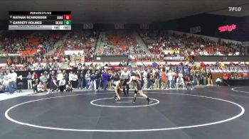 132 lbs Cons. Round 1 - Nathan Schroeder, Colby Hs vs Garrett Holmes, Silver Lake Hs