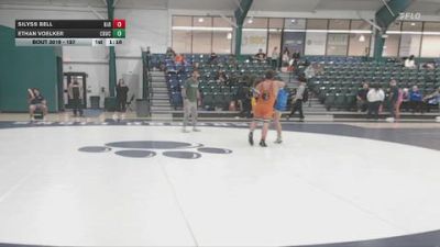 157 lbs Round 3 - Ethan Voelker, Harborcreek vs Silyss Bell, Harborcreek