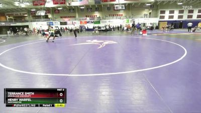 133 lbs Cons. Round 4 - Henry Warfel, Westminster vs Terrance Smith, Graceland University