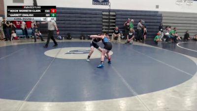 70 lbs Cons. Round 2 - Garrett English, Hawk Wrestling Club vs Nixon Werneth-Clark, Fighting Squirrels Wrestling Club