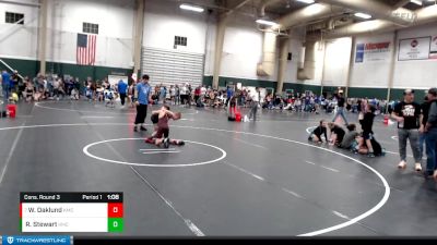 95-103 lbs Cons. Round 3 - William Oaklund, Hi-Line Wrestling Club vs Rykan Stewart, Midwest Destroyers