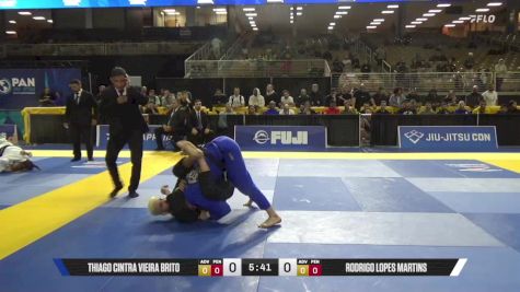Rodrigo Lopes Martins vs Thiago Cintra Vieira Brito 2025 Pan Jiu Jitsu IBJJF Championship