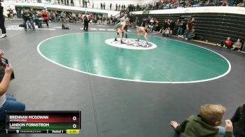157 lbs Champ. Round 2 - Brennan Mcgowan, Jackson Hole vs Landon Fornstrom, Pinedale