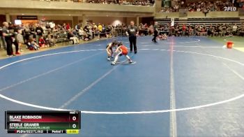 61 lbs Champ. Round 1 - Steele Graner, PEM (Plainview/Elgin/Millville) vs Blake Robinson, TMBWWG