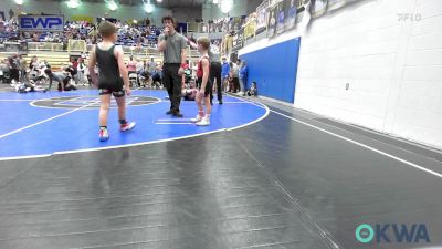 66 lbs Rr Rnd 4 - Carter Reed, Barnsdall Youth Wrestling vs Reins Orrell, HBT Grapplers