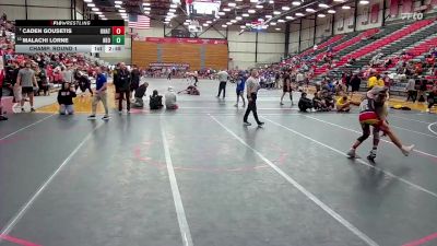 184 lbs Champ. Round 1 - Caden Gousetis, Unattached vs Malachi Lorne, NEO