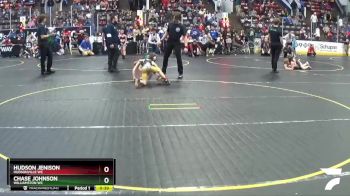 64 lbs Cons. Round 4 - Hudson Jenison, Hudsonville WC vs Chase Johnson, Williamston WC