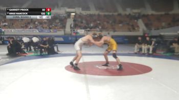 167-D4 Cons. Round 2 - Garrett Prock, Payson High School vs Kruz Hancock, Yuma Catholic High School