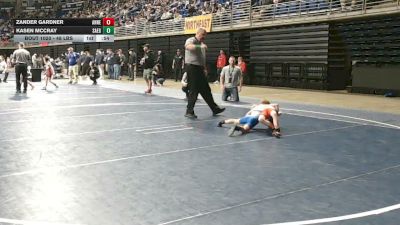 48 lbs Round Of 32 - Zander Gardner, Anneville-Cleona vs Kasen McCray, Saegertown