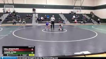 80 lbs Champ. Round 1 - Will Apostolidis, Prosper Rushing vs Parker Alton, Prosper Rogers