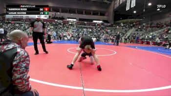 120 lbs 3rd Place Match - Logan Hooten, Lonoke Youth Wrestling vs Kameron Rudd, Battlefield Wrestling Club