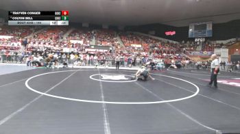 144 lbs Cons. Semi - Colton Bell, Chapman HS vs Trayven Conger, Goodland HS