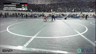 Quarterfinal - Clay Blankenship, Mustang Bronco Wrestling Club vs Conley Robinson, Pawnee Wrestling Club