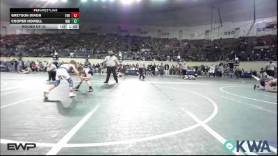 80 lbs Round Of 32 - Greyson Dixon, Tiger Trained Wrestling vs Cooper Howell, Viking Wrestling Club