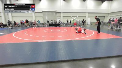 132 lbs Cons. Round 2 - William Kelly, IL vs Alex Cook, LA