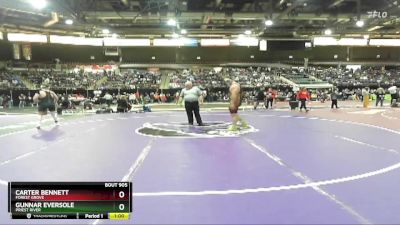 215 lbs Cons. Round 2 - Gunnar Eversole, Priest River vs Carter Bennett, Forest Grove